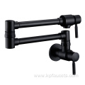 Two Handle Pot Filler Folding Kitchen Faucet